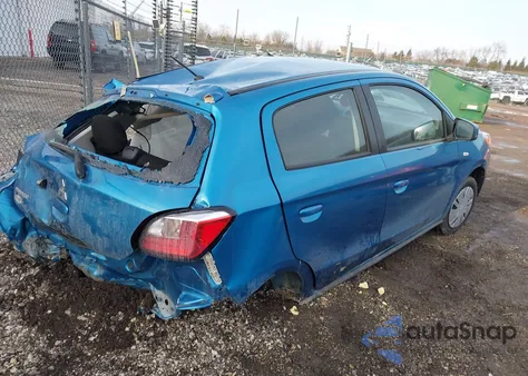 2022 Mitsubishi Mirage Es/Le from USA, damaged, VIN ML32AUHJ3NH006493